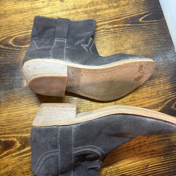 Sam Edelman Gray Boots Size 8 - Picture 8 of 11